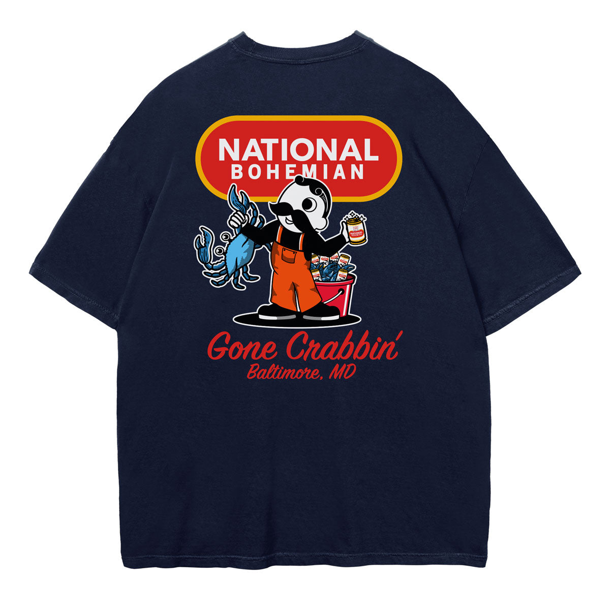 Gone Crabbin' Tee | National Bohemian